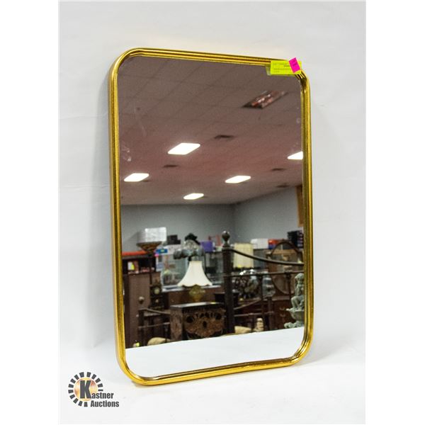 NEW RUIDOZ GOLD FRAME MIRROR 16 X24 