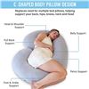 Image 1 : NEW UNPACKED PHARMEDOC C-SHAPED FULL BODY PILLOW