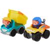 Image 1 : NEW BLIPPI 2 PACK OF TOY TRUCKS & KINDER SURPRISE