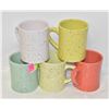 Image 1 : 5 NEW COMFIFY MUGS STONEWARE