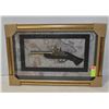 Image 1 : FRAMED SWORD GUN 15" X 22"