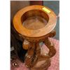 Image 2 : WOODEN CARVED ROUND PILLAR H-31" DIAMETER-11.5"