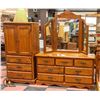 Image 1 : SOLID WOOD QUEEN BEDROOM SET INCLUDING 7 DRAWER