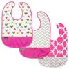 Image 1 : NEW 3 PACK OF KUSHIES CLEAN WATERPROOF BIB 6-12M