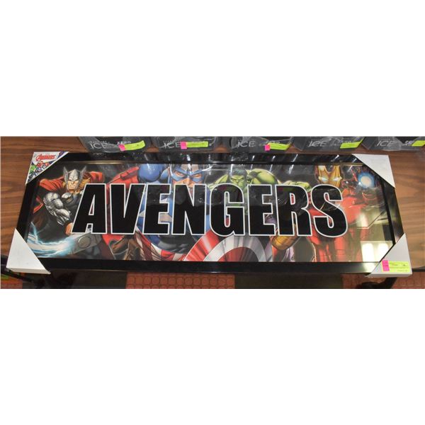 NEW AVENGERS WALL ART 36" X 12"