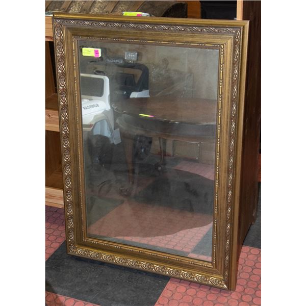 FRAMED MIRROR 26" X 3'
