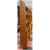 Image 2 : SOLID WOOD 6-SHELF SHELVING UNIT -