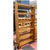 Image 2 : SOLID WOOD 6-SHELF SHELVING UNIT -