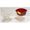 Image 1 : CANDY DISH SOLD WITH GLASS ELEPHANT