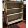 Image 1 : METAL 4 SHELF BOOKSHELF 42" X 14" X 4'