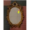 Image 1 : VINTAGE ORNATE FLOWER BORDER MIRROR 20X13