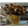 Image 1 : LARGE DRIED ROSES DISPLAY IN VINTAGE