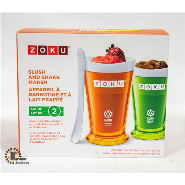 NEW 2-PACK ZOKU SLUSH & SHAKE