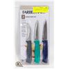 Image 1 : NEW SEALED 3 PIECE FARBERWARE PARING KNIFE SET