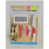 Image 1 : NEW SEALED 3 PIECE BRUSH SET FOR PETS