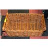 LARGE NATURAL WICKER STORAGE/LAUNDRY