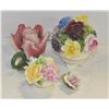 Image 1 : 4 CHINA FLOWERS,RADNOR STAFFORDSHIRE,