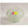 Image 1 : LARGE GLASS PUNCH/LIQUOR BOWL WITH 20 CUPS