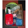 Image 1 : BOX WITH KITCHEN ACCESSORIES INCL. SCALE,
