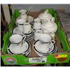 Image 1 : TEA SET AND OTHER TEA CUPS & 2 TEA POTS