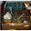 Image 1 : CANDLE HOLDERS AND METAL BASKETS