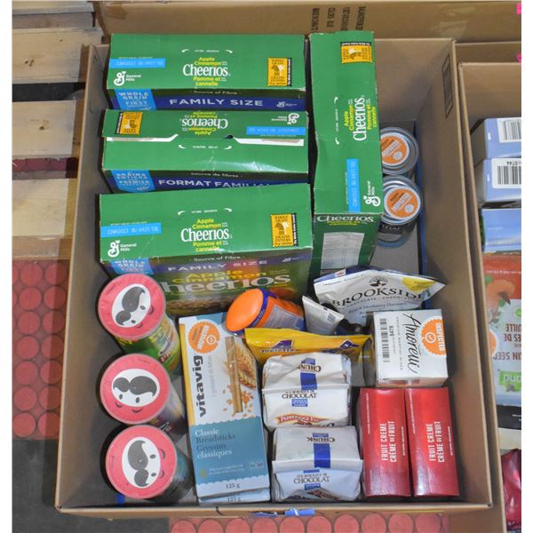 BOX OF MIXED GROCERIES