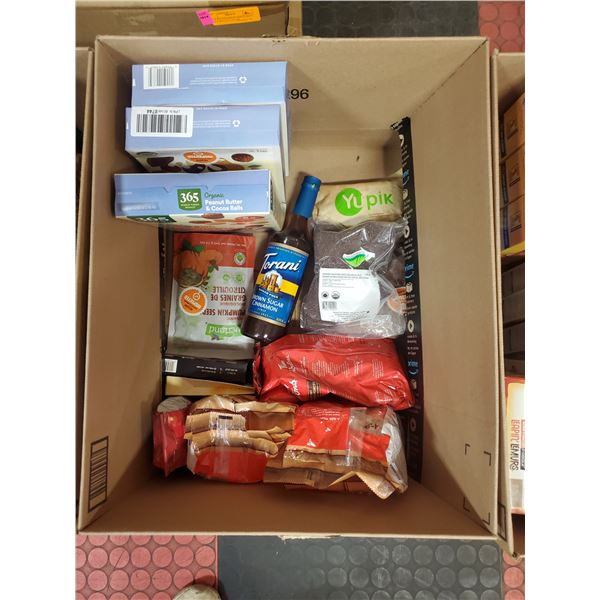 BOX OF MIXED GROCERIES