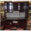 Image 1 : OFFICE FOLD OUT CREDENZA W/ CHAIR- 78" X 68" X 2