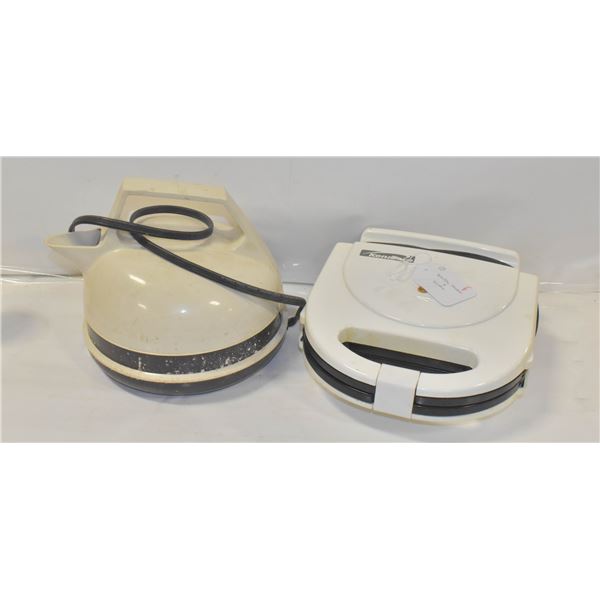 WAFFLE IRON, KETTLE