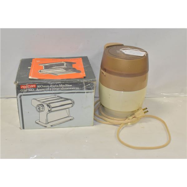PASTA MACHINE + FOOD CHOPPER