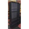 Image 1 : BLACK SHELVING UNIT 28X12X72