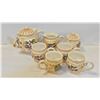 Image 1 : HAND PAINTED FRUIT THEME 9PC TEA SET