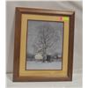 Image 1 : FRAMED PRINT BY ARTIST J. FURSCES- 24" X 20"