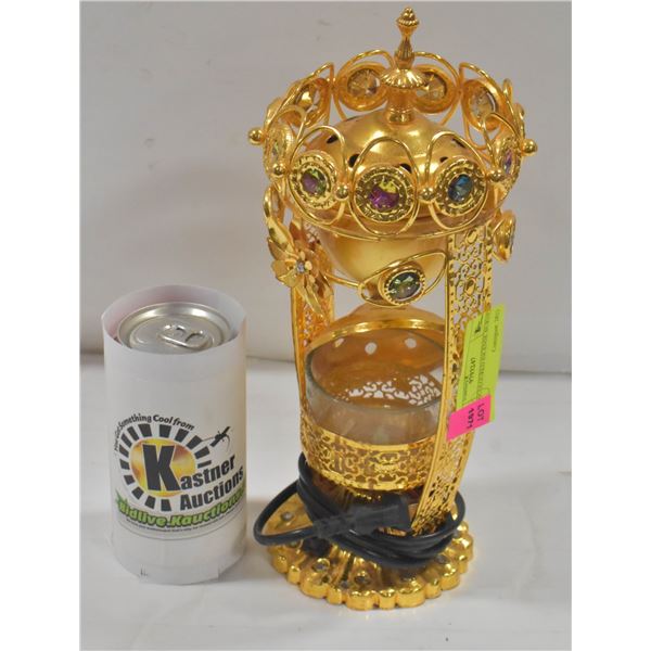 GOLD COLOURED INCENSE BURNER