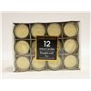 Image 1 : PACK OF 12 VOTIVE CANDLES 40GR