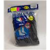 Image 1 : BLACK CREW SOCKS 12-16 SIZE 6-PACK