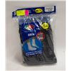 Image 1 : BLACK CREW SOCKS 12-16 SIZE 6-PACK