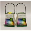 Image 1 : 2 COLOR CHANGING LED CITRONELLA CANDLES 20+ HRS