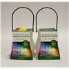Image 1 : 2 COLOR CHANGING LED CITRONELLA CANDLES 20+ HRS