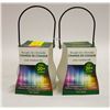 Image 1 : 2 COLOR CHANGING LED CITRONELLA CANDLES 20+ HRS