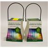 Image 1 : 2 COLOR CHANGING LED CITRONELLA CANDLES 20+ HRS