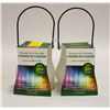 Image 1 : 2 COLOR CHANGING LED CITRONELLA CANDLES 20+ HRS