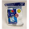 Image 1 : WHITE CREW SOCKS 6-12 SIZE 6-PACK