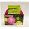 Image 1 : SOLAR POWER OUTDOOR LANTERNS PINK