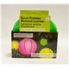 Image 1 : SOLAR POWER OUTDOOR LANTERNS GREEN