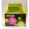 Image 1 : SOLAR POWER OUTDOOR LANTERNS YELLOW