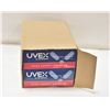 Image 1 : UVEX SAFETY GLASSES S2504 BLK / CLR QTY: 10 (NEW)