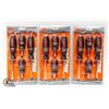 FLAT OF 3 SCREW DRIVER SETS