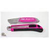 RETRACTABLE UTK100 PINK SNAP-ON KNIFE W/