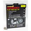 BRAND NEW EMERGENCY FLAT TIRE FILL UP REUSABLE KIT